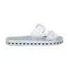 Sensi Kids Jelly Sandalo Argento Doppia Fascia per Bambine