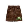 Sprayground Kids Bermuda ChessBoard Marrone per Bambini