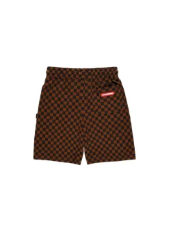 Sprayground Kids Bermuda ChessBoard Marrone per Bambini