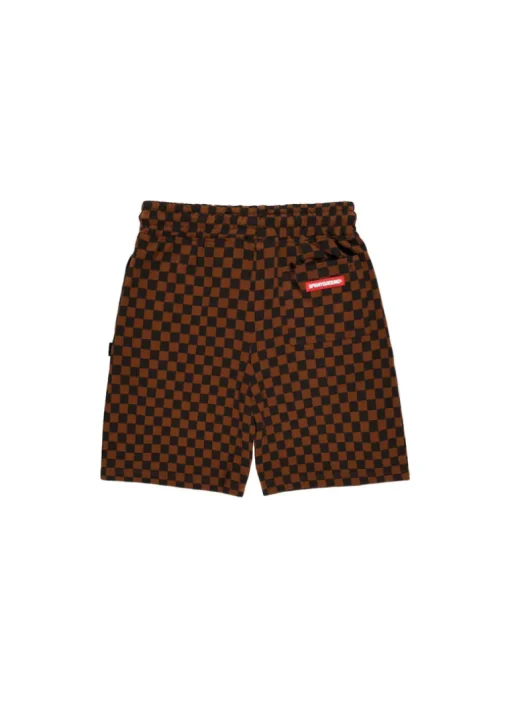 Sprayground Kids Bermuda ChessBoard Marrone per Bambini
