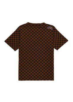 Sprayground Kids T-shirt Marrone Green Bear Face per Bambini