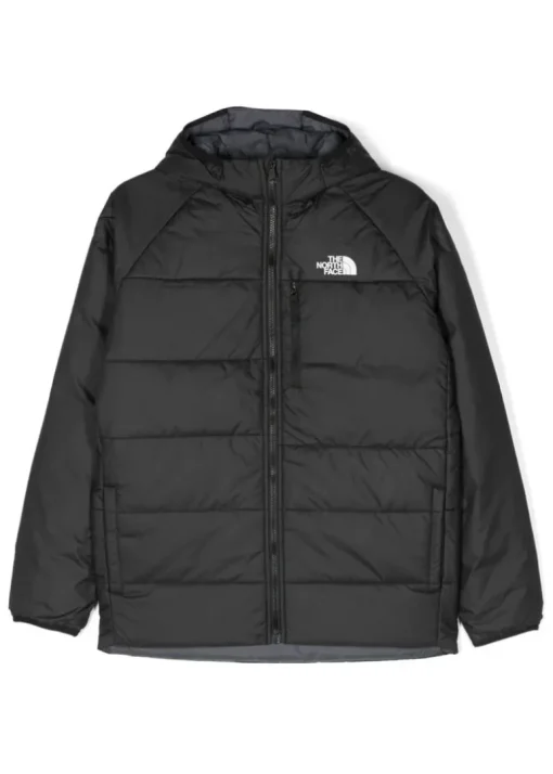 The North Face Kids Piumino Nero con Cappuccio