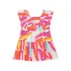 Tuc Tuc Abito Fucsia Multicolor per Neonate