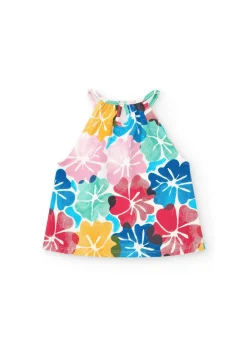 Tuc Tuc Abito Multicolor Fiori per Neonate