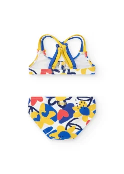 Tuc Tuc Costume Bikini Giallo/Blu per Neonate