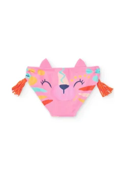 Tuc Tuc Costume Slip Rosa Cat per Neonate