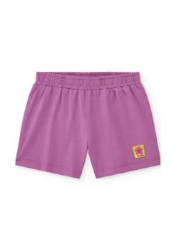 Tuc Tuc T-shirt Verde con Shorts Viola per Neonate