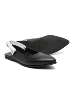 Twinset Kids Ballerine Nere con Fiocco con Logo