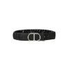 Twinset Kids Cintura Nera Arricciata con Fibbia Logata per Bambine