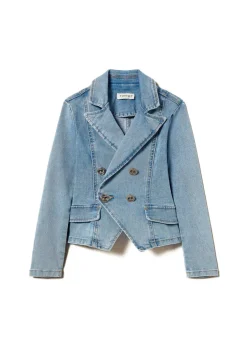 Twinset Kids Giacca in Jeans per Bambine