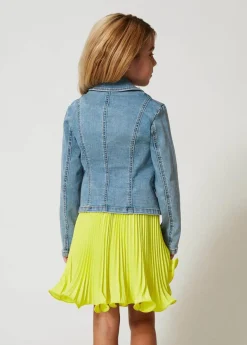 Twinset Kids Giacca in Jeans per Bambine