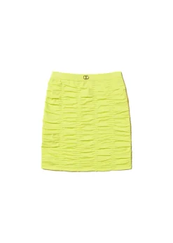 Twinset Kids Gonna Gialla con Logo per Bambine