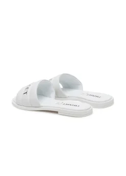 Twinset Kids Sandalo Bianco con Logo per Bambine