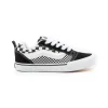 Vans Kids Knu Skool Checker Nero/Bianco per Bambini