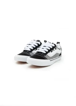 Vans Kids Knu Skool Checker Nero/Bianco per Bambini