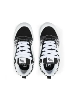Vans Kids Knu Skool Checker Nero/Bianco per Bambini