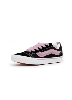 Vans Kids Knu Skool Nero/Lilla per Bambine