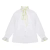Vicolo Kids Camicia Panna con Fiocco per Bambine