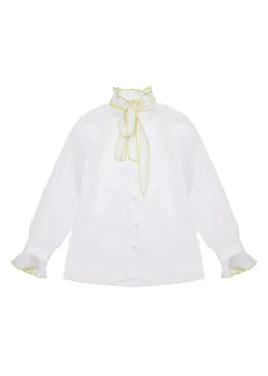 Vicolo Kids Camicia Panna con Fiocco per Bambine