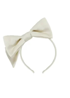 Vicolo Kids Cerchietto Panna con Fiocco per Bambine