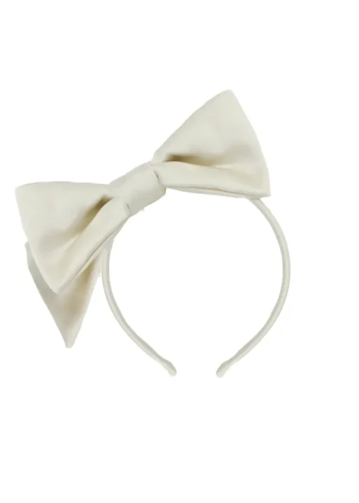 Vicolo Kids Cerchietto Panna con Fiocco per Bambine