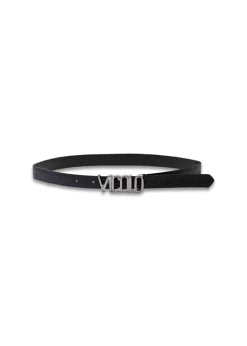 Vicolo Kids Cintura Slim Nera Logata per Bambine