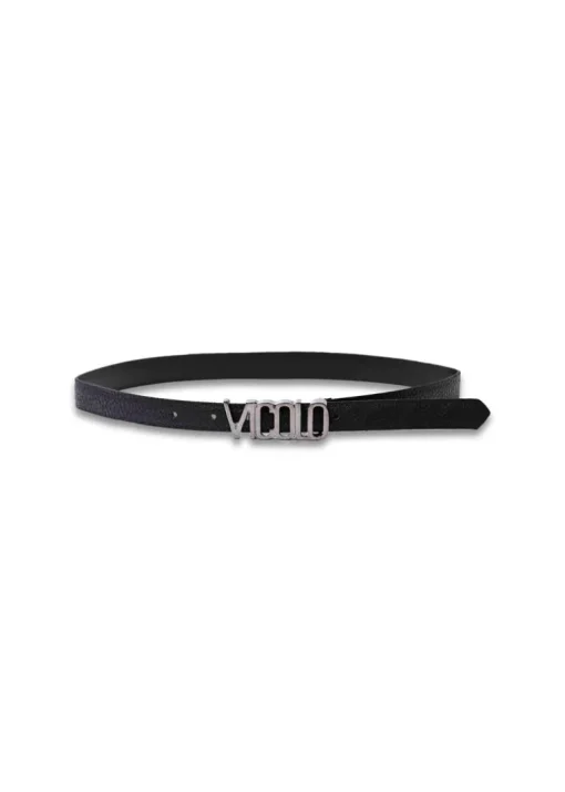 Vicolo Kids Cintura Slim Nera Logata per Bambine