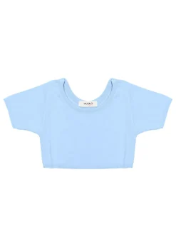 Vicolo Kids Crop Top Celeste per Bambine