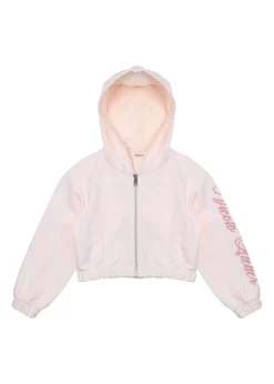 Vicolo Kids Felpa con Cappuccio e Zip Rosa per Bambine