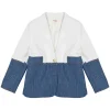 Vicolo Kids Giacca Blazer Panna Denim per Bambine