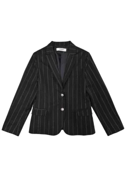 Vicolo Kids Giacca Blazer Gessata Grigia per Bambine