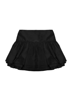 Vicolo Kids Gonna Nera con Balze per Bambine