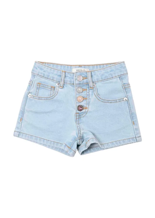 Vicolo Kids Shorts Denim per Bambine