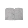Vicolo Kids Top Grigio a Cuore per Bambine