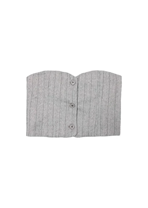 Vicolo Kids Top Grigio a Cuore per Bambine