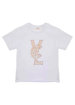 Vicolo Kids T-shirt Bianca VCL per Bambine