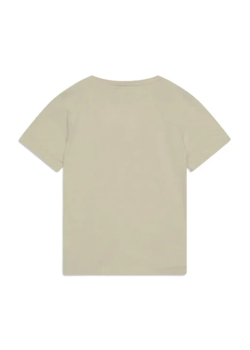 Yes London T-shirt Beige con Applcazione Logo per Bambini