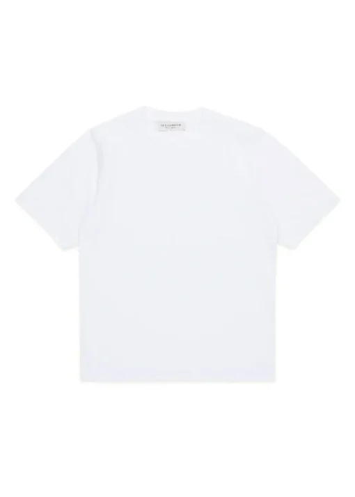 Yes London T-shirt Bianca con Applcazione Logo per Bambini